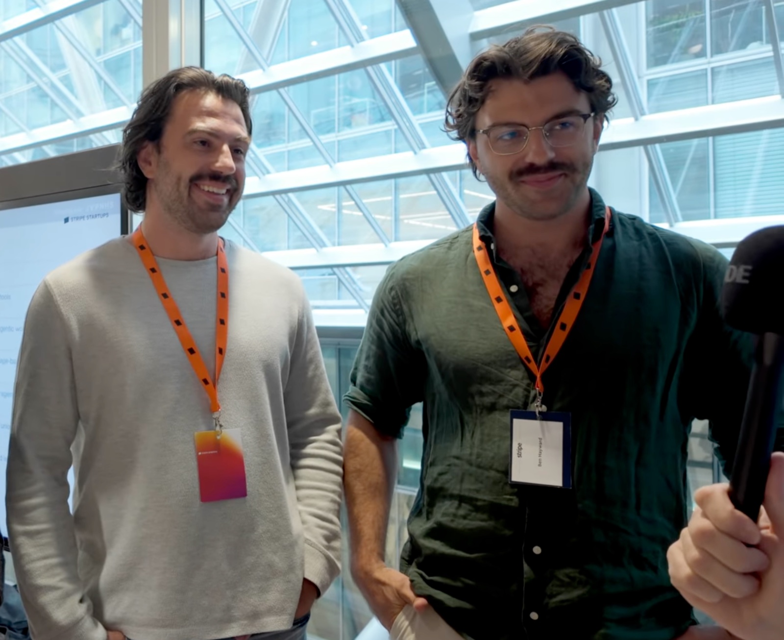 Jack Hayward at a conference
